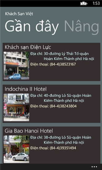 Khách sạn Việt for Windows Phone